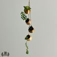 IMG_1382-1.jpg STL file Dangling Decor Flowerpot・3D printer model to download