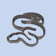 model.png Ball Python COOKIE CUTTERS, MOLD FOR CHILDREN, BIRTHDAY PARTY