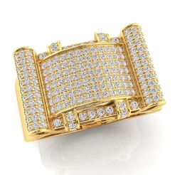 312_Render_CG-1_luxury-1_-White-Reflective_luxury-1_YellowGold_Luxury-2_Diamond.jpg STL file Men's Ring・3D printable model to download