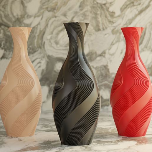 🏺 elegant vase・Free 3MF File for 3D printing・Cults
