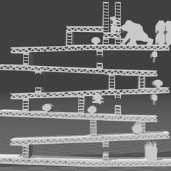 donkey_k.png Free STL file donkey kong・3D printing model to download