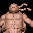 Fanart TMNT Donatello Triumphant Statue 3D model 3D printable