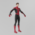 Spider-Tom0005.png SpiderMan Tom Holland Lowpoly Rigged