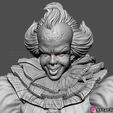 08.jpg Pennywise Bust High quality - IT chapter Two - Halloween 3D print