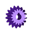 Pinion_w_Keyway.STL Bevel Gear Toy Set 17/51T or 3:1 Ratio