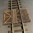 152926834_416319332793241_4737235171655742070_n.jpg WOODEN ANTI TRESPASS PANELS 90 DEGREE CROSSING 7MM SCALE O GAUGE MODEL RAILWAY
