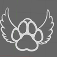 dog-pp-angel-wings.png Dog Paw Print with Angel Wings