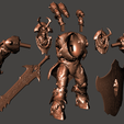 09e.png DAVOTH DARK LORD MECH -DOOM ETERNAL MODULAR ARTICULATED ULTRA DETAILED STL MESH FOR 3D PRINTING