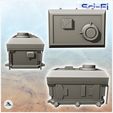 4.jpg Futuristic spacecraft garage with removable door (12) - Future Sci-Fi SF Post apocalyptic Tabletop Scifi Wargaming Planetary exploration RPG Terrain
