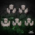 1000x1000-Ork-Heads-2.jpg Ork Mega Bosses Bare Heads and Yaws