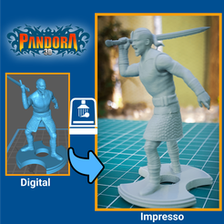 Qe NED S, } Nene Ll Impresso OBJ file Norman warrior miniature・3D printer model to download, Pandora3d