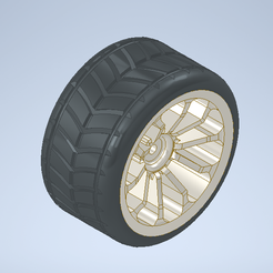 wheel.PNG 1/10 Onroad wheel 12mm hex with casted tire