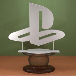 Playstation-Logo.jpg Download STL file Playstation Logo • 3D printing object, 3Dpicks