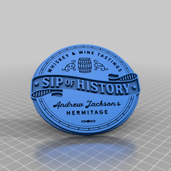 hmLiFGZlt2V.png STL-Datei Andrew Jackson Hermitage 2021 Ein Schluck Geschichte kostenlos herunterladen • 3D-druckbare Vorlage, peterpeter