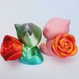 RosePokemon05.jpg Файл STL POKEMON - VALENTINE 3 KANTO STARTERS (ЛЕГКАЯ ПЕЧАТЬ БЕЗ ПОДДЕРЖКИ)・3D-печатная модель для загрузки