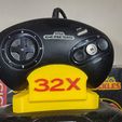 fee) Sega Genesis 32X Controller Cartridge Mount (3 Button)