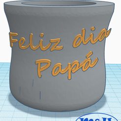 Imagen-1.png Mate for Father's Day, ¨Happy Father's Day¨.