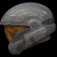 side.png Шлем ODST с насадками файл 3d печати