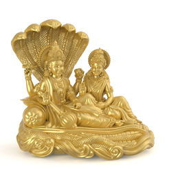 Lakshmi-Narayan-3D-print-Model-pic-1.png Archivo STL Modelo impreso en 3D de Lakshmi Narayan・Objeto para impresora 3D para descargar