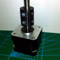 coupler-2.jpg Free STL file 5mm to 8mm Stepper / 775 Motor Z Axis Shaft Coupler / Coupling・Design to download and 3D print, BuildModHack