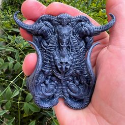 1hand.jpg Fichier STL Le Necronomicon de HR Giger・Modèle à télécharger et à imprimer en 3D
