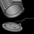 15.jpg Batman Signal Searchlight Lamp 3D model File STL-OBJ For 3D printer