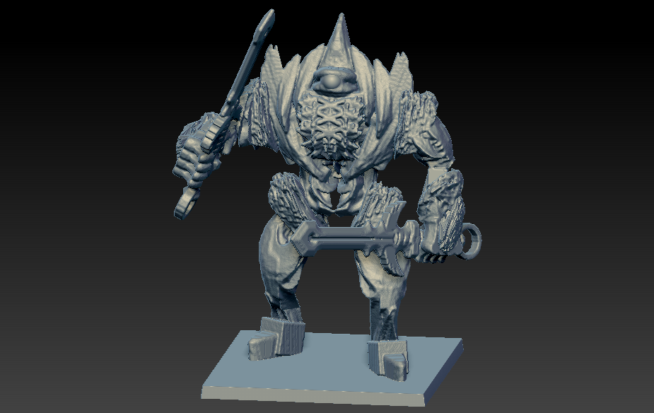 Download STL file shadow armor writer's dark warrior from odyssey • 3D ...