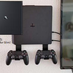 Archivo STL gratis soporte de pared para el mando de la ps5 🕹️・Plan para  descargar y imprimir en 3D・Cults