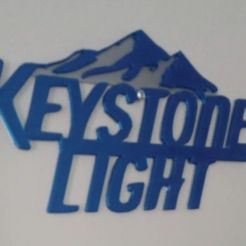 Screenshot_20230209-235459_Photos.jpg Файл STL Keystone светлое пиво знак бар декор / подарок / домашний декор / гараж знаки / бар знак・Шаблон для загрузки и 3D-печати