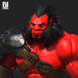 Axe-Dota2.193.png Axe Dota 2 3D Print Model STL 3D print model