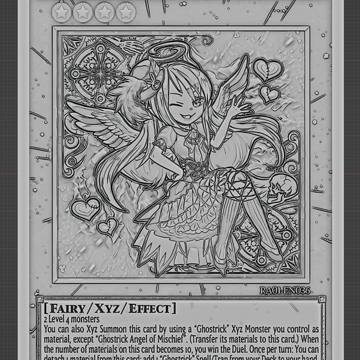 yugioh ghostrick angel of mischief deck RC04-AE037 Ghostrick Angel of Mischief (QCSR) main image 1