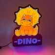 IMG_5166.jpg Dino 3 Led Lamp bambu files