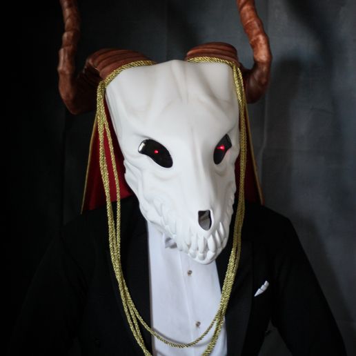 Elias Ainsworth Mask | Masque de mariée de The Ancient Magus' Bride Mask, AntonShtern