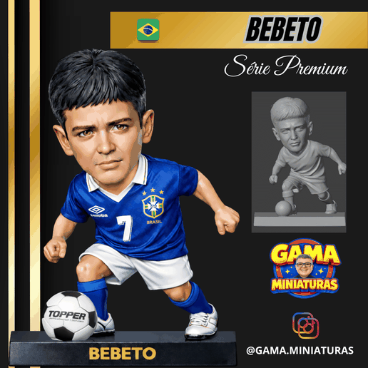 BEBETO BRAZILIAN NATIONAL TEAM AND VASCO