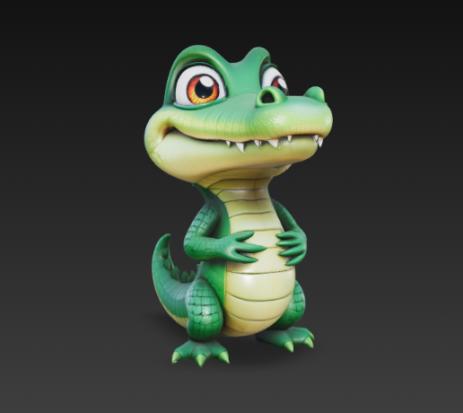 🐊 crocodile・ STL File for 3D printing・Cults