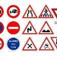 bb0ec72038d5e670fe7081a7323f5eb4.png Panneaux de signalisation routière slot car à l'échelle 1:32
