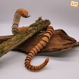 Pict16.jpg SERPENT MAGIQUE, ARTICULE, EN PLACE, RIGIDIFIABLE, ANIMABLE, REPARABLE
