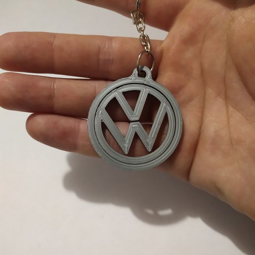VW Spinning Keychain 3D model