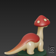SNAG-0594.png Mushroom Dino - 3D Model for Printing