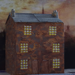 Capture d’écran 2017-06-30 à 09.58.01.png Download free STL file Ripper's London - Tall Terraced houses • 3D printing model, Earsling