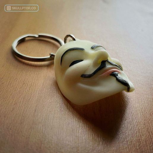 vendetta1.jpg Guy Fawkes Mask Keychain
