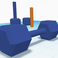 dunbel2.png STL file Dumbbell・3D print object to download, RobMaker3D