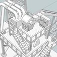 Mix-Area.jpg Fichier STL gratuit Usine de béton à l'échelle HO・Modèle à télécharger et à imprimer en 3D