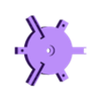 Bracket_Disk_Lower_3-Arm.stl Vertical Wind Turbine - Parametric