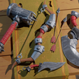 2.png Stylized Medieval Weapons Set Lowpoly PBR