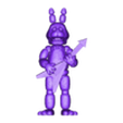 Bonnie_1_Piece.stl Bonnie the Rabbit -Five Nights at Freddy's -Game Characters-FANART FIGURINE