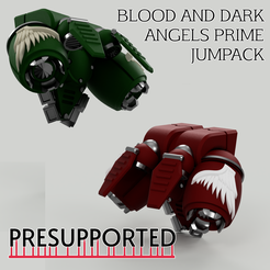 BLOOD AND DARK » ANGELS PRIME . JUMPACK STL-Datei Angel-Prime-Sprungschanze・3D-druckbares Modell zum Herunterladen