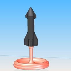 01.jpg Download STL file Star Ship spaceship by Space X. Scalable desktop model. • 3D printer template, VassJnosSzilrd