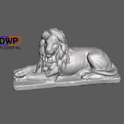 LionStatue.jpg Free STL file Lion Statue 3D Scan・3D print design to download