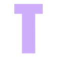 T.stl English Alphabet 26 letters